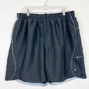 Nike Men's Black Swim Trunks Size XXL